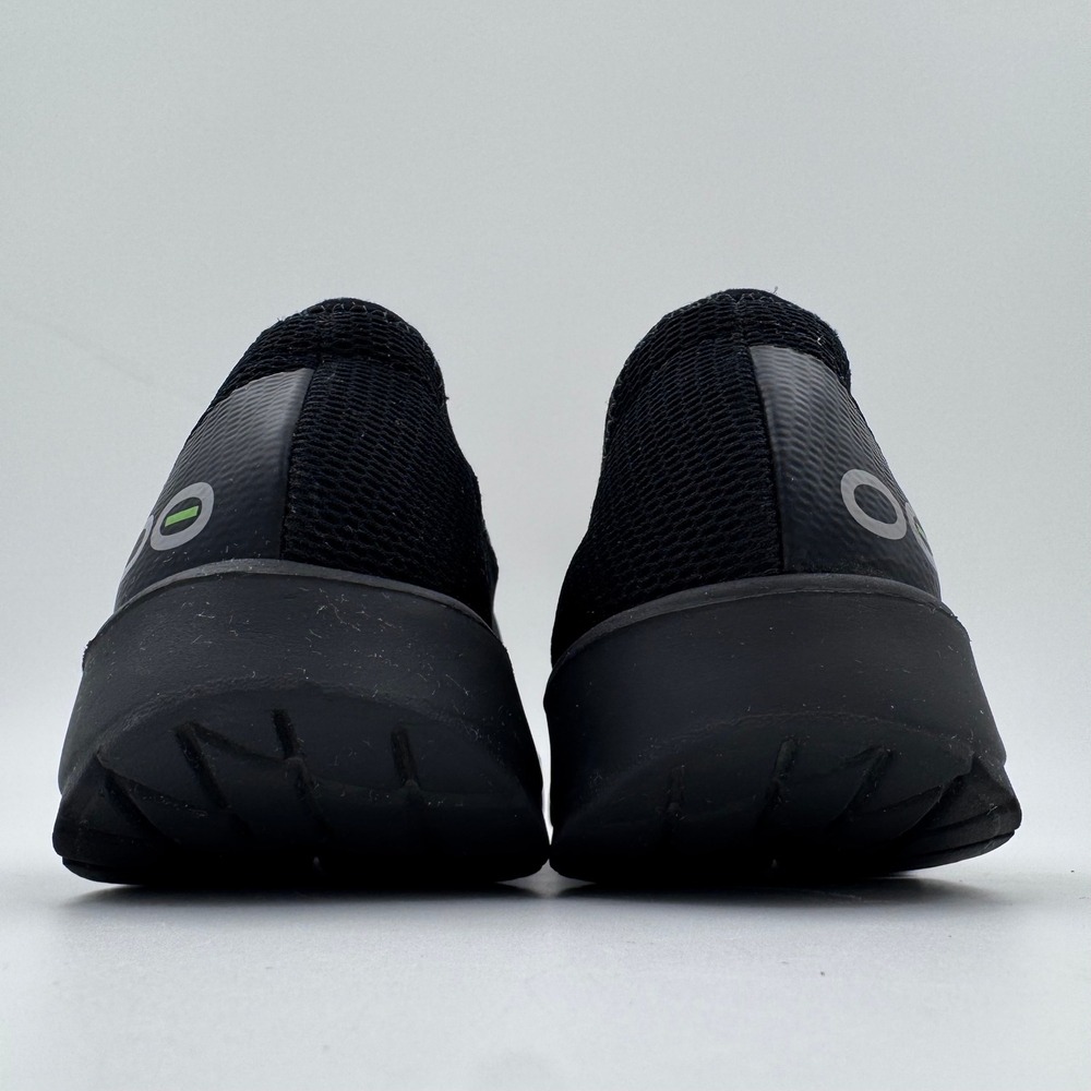Oofos OOmg Mesh Low Black Recovery Walking Shoes Womens 6 Slip On Travel Comfort - Picture 4 of 9